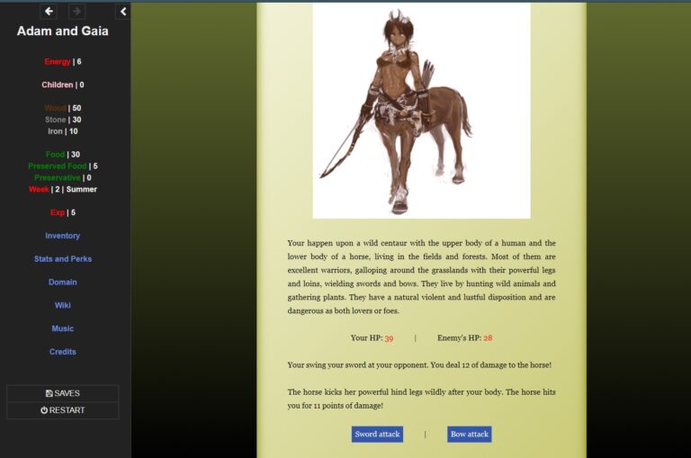 Adam and Gaia Adult Game Screenshot (1)