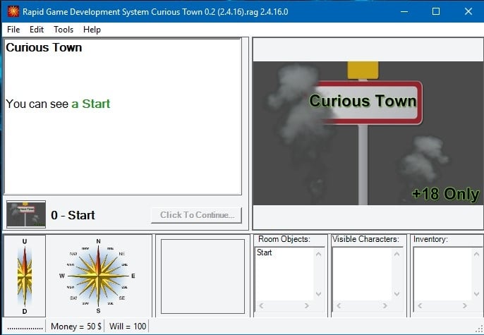 Curious Town - v1.03 Adult game cover