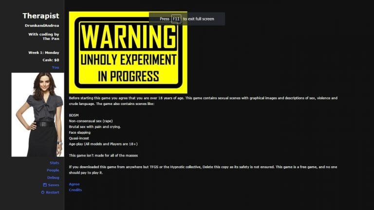 The Therapist Game Gallery