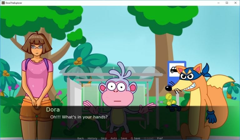 Dark Forest Stories Dora The Explorer Adult Game Screenshot (1)