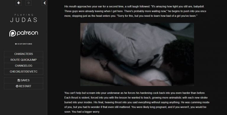 Playing Judas Adult Game Screensghots (1)