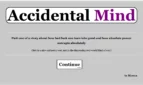 Accidental Mind Porn Game Cover
