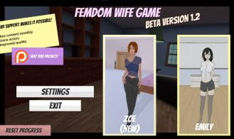 Femdom Wife Game Zoe - 1.83f2 18+ Adult game cover