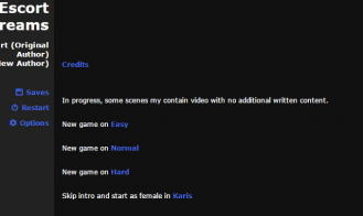 Escort Dreams Adult Game Cover