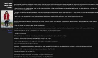 Only the Good Die Young Adult Game Cover