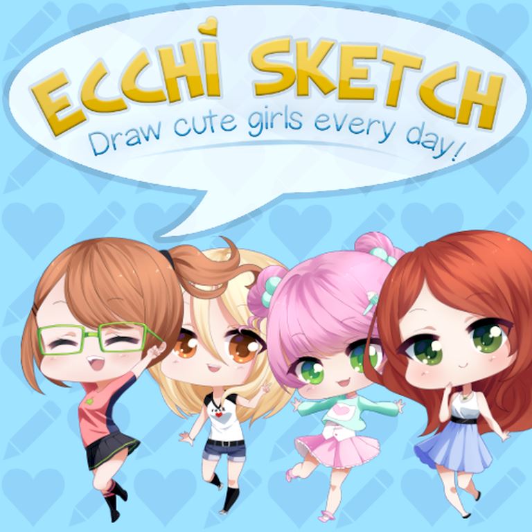 Ecchi Sketch: Draw Cute Girls Every Day! cover