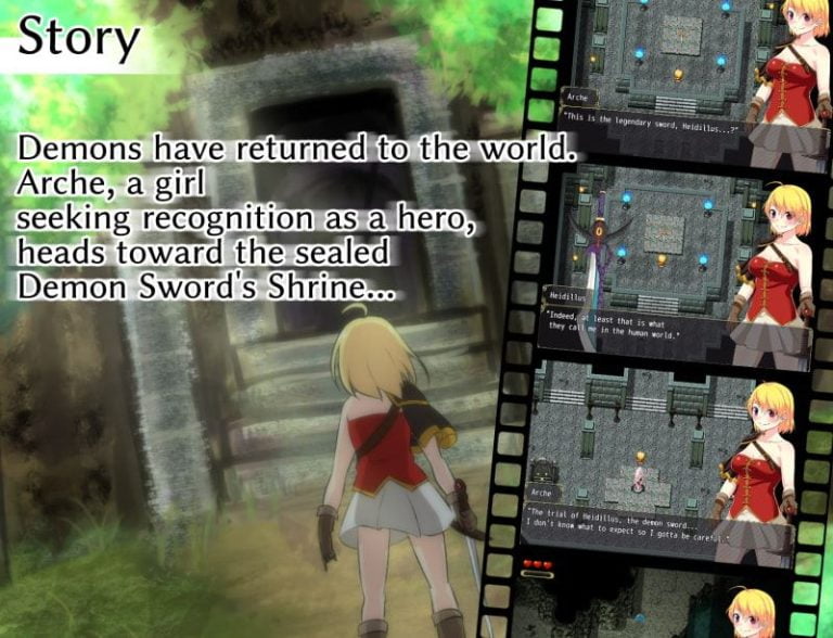 Arche and The Demonic Sword’s Shrine Adult Game Screenshot (1)