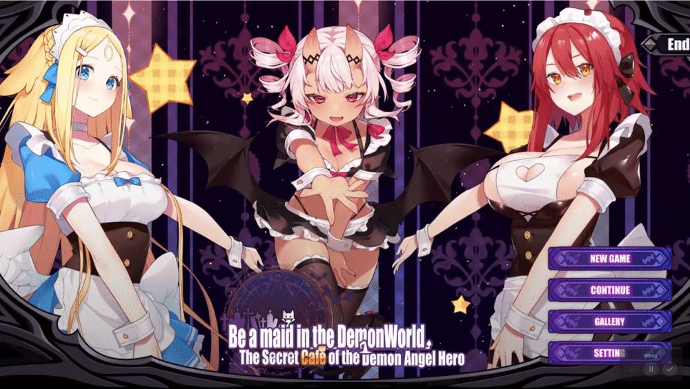 Be a maid in the Demon World The Secret Cafe of Demon Angel Hero cover