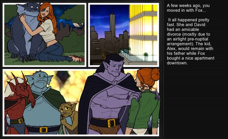 Beast vs Bitch 2, Gargoyles, Date Night Adult Game Screenshot (1)