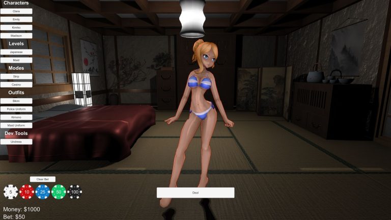 Bedroom Blackjack Adult Game Screenshot (1)