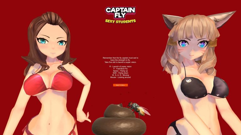 Captain fly and sexy students Adult Game Screenshot (1)