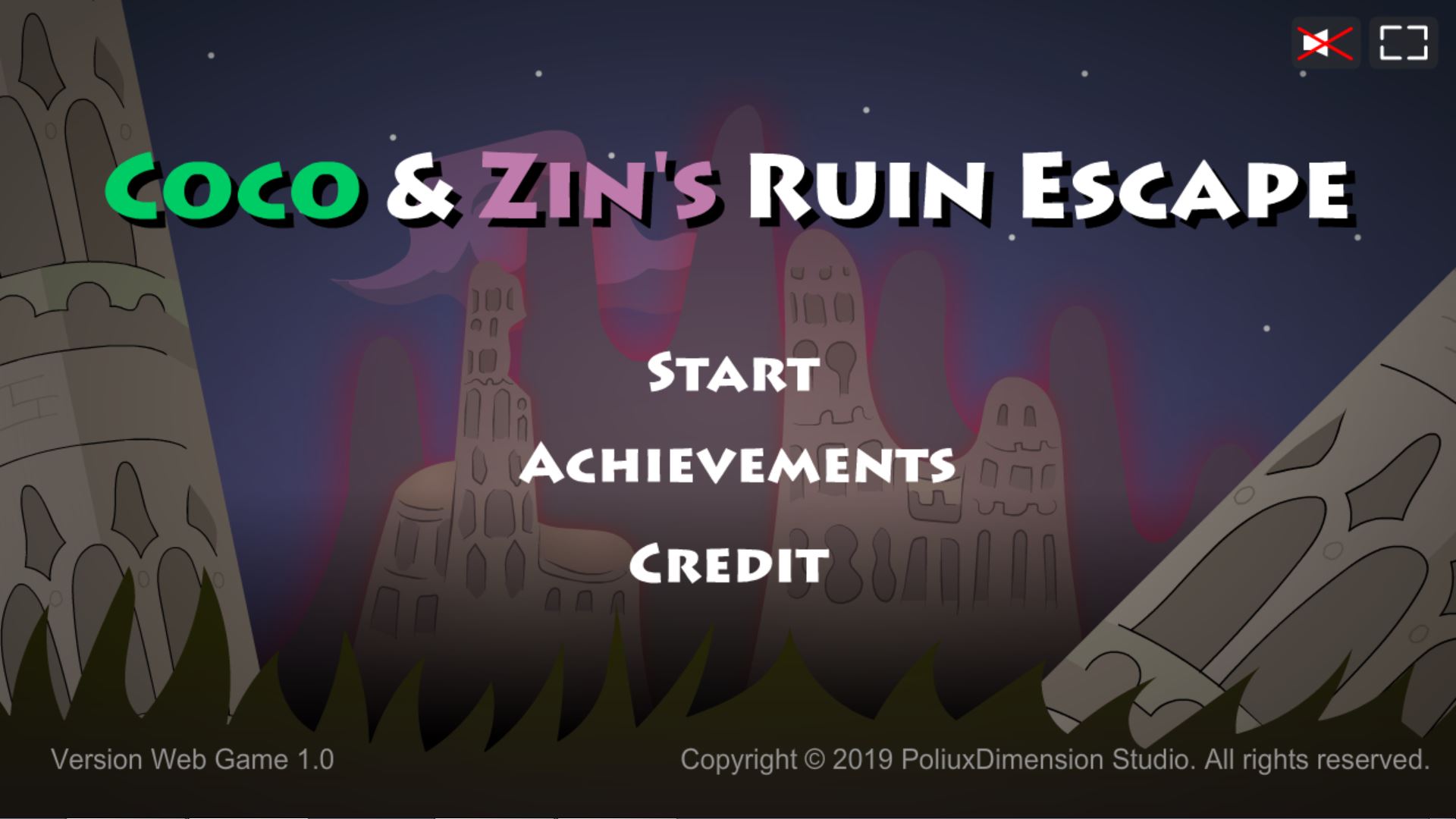 Coco And Zin’s Ruin Escape cover
