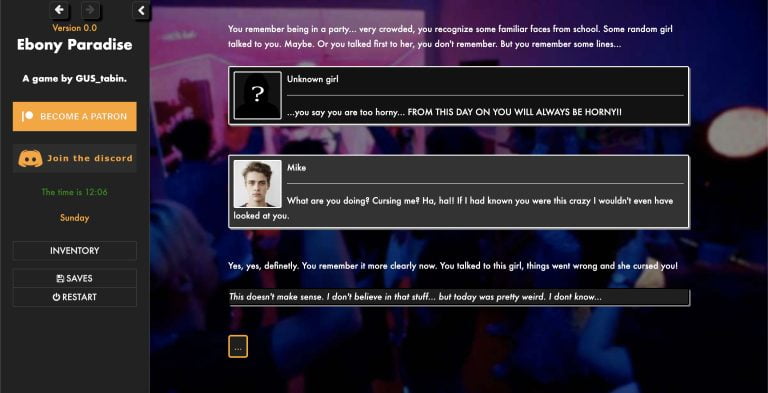 Ebony Paradise Adult Game Screenshot (1)