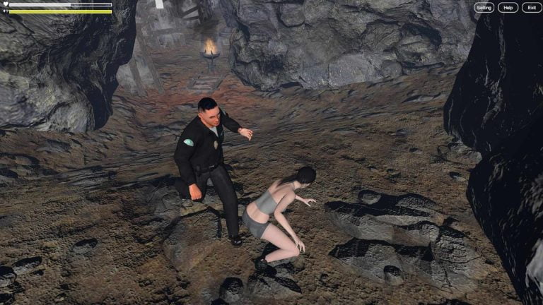 Explore Girl · Rope Sprite Adult Game Screenshot (1)