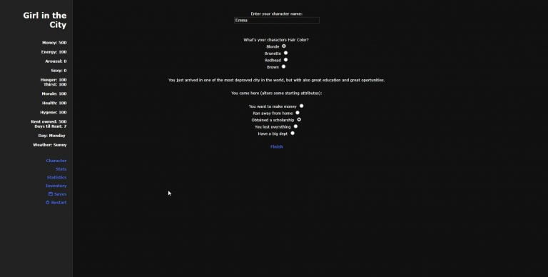 Girl in the City Adult Game Screenshot (1)