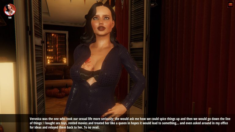 Halloween with Veronica Adult Game Screenshot (1)