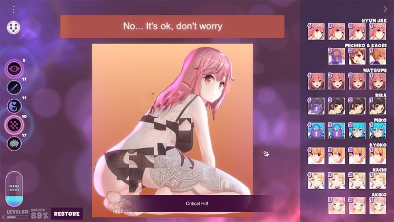 Hentai Mosaique Puzzle Adult Game Screenshot (1)