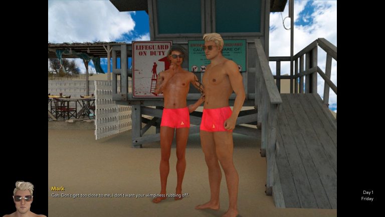 King of the Beach Renpy conversion Adult Game Screenshot (1)