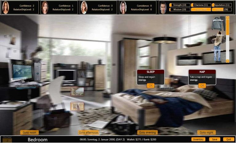 Living with Roommates Adult Game Screenshot