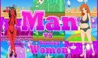 Man vs Running Women Adult Game Cover