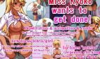 Miss Kyoko wants to get done! Adult Game Cover