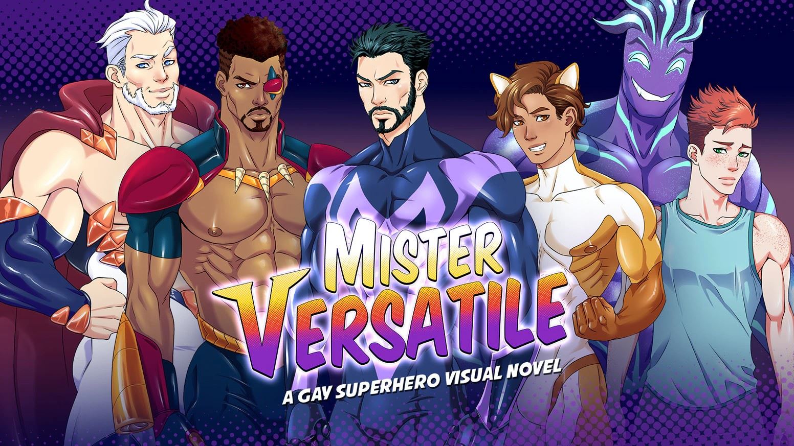 Mister Versatile: A Gay Superhero Visual Novel - v1.20.1 + DLC's Adult game cover