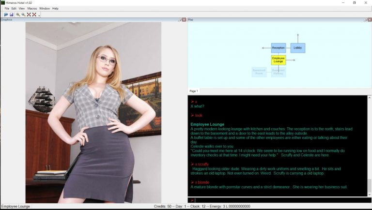 Part 1 of the Himeros Trilogy Himeros Hotel Adult Game Screenshot (1)