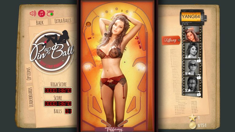 Pinup Ball Sexy Strip Pinball Adult Game Screenshot (1)