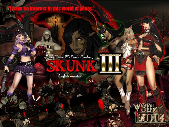 Real-time 3D total violation fantasy ”SKUNK III” Godkiller cover