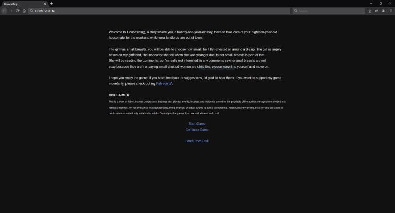 Sistersitting Housesitting Adult Game Screenshot (1)