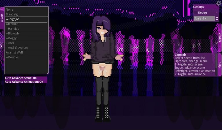 Slutty Rave Girl Adult Game Screenshot