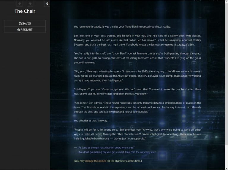 The Chair Adult Game Screenshot (1)