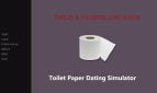 Toilet Paper Dating Simulator Adult Game Cover