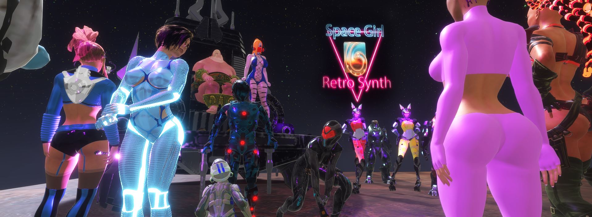 SpaceGirl Retro Synth cover