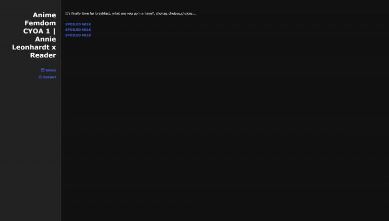 Anime Femdom Story 1 Annie Leonhardt Spanks The Reader Adult Game Screenshots