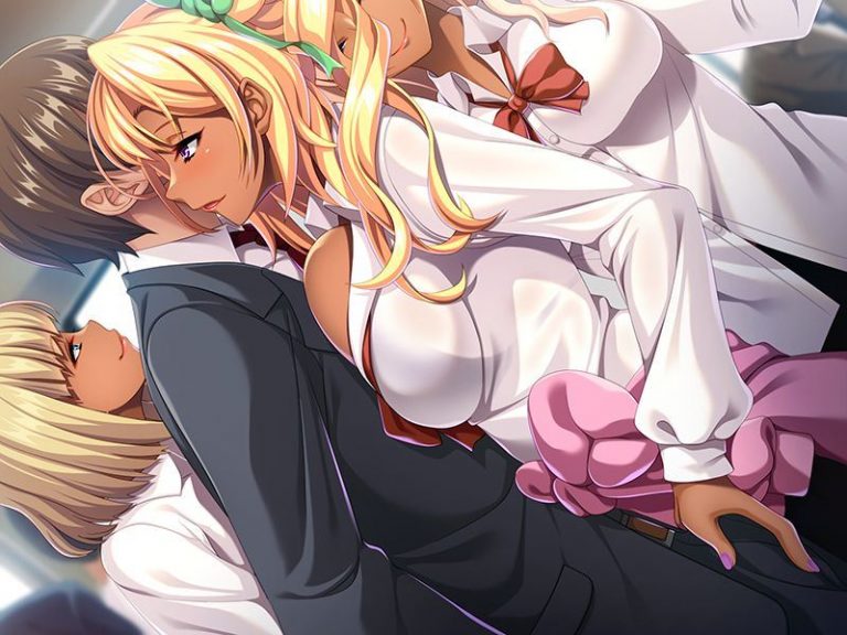 Gyaru Express to Tanned Slut Station Railroaded Into a Punishment Game Adult Game Screenshots (1)