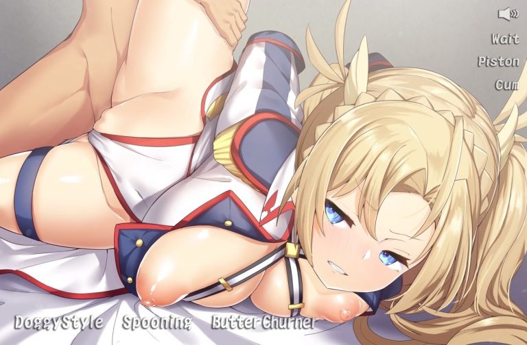 Flirty Lovey Sex with a Blonde Twintails Knightess Adult Game Screenshots (1)