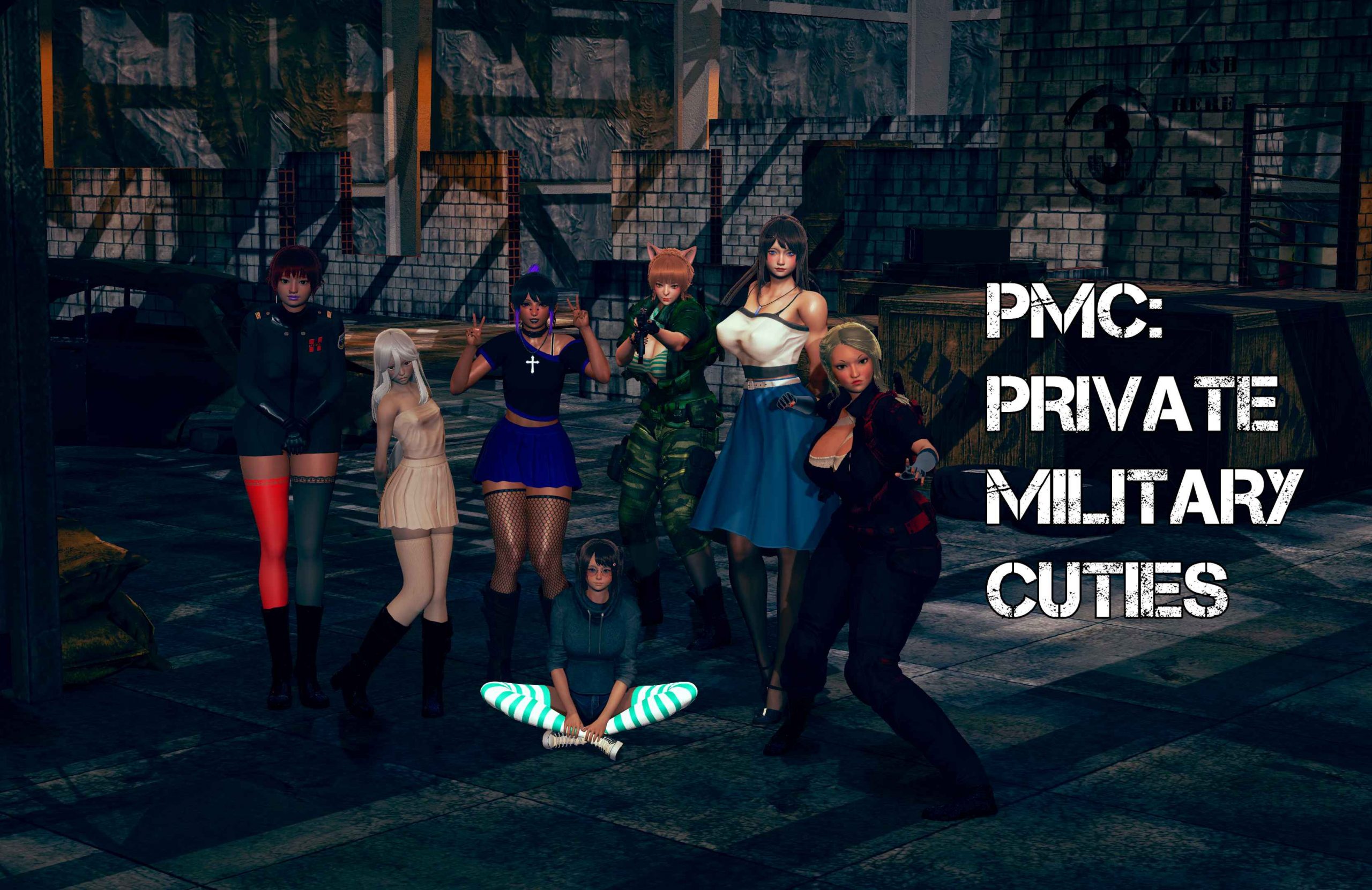PMC: Private Military Cuties cover