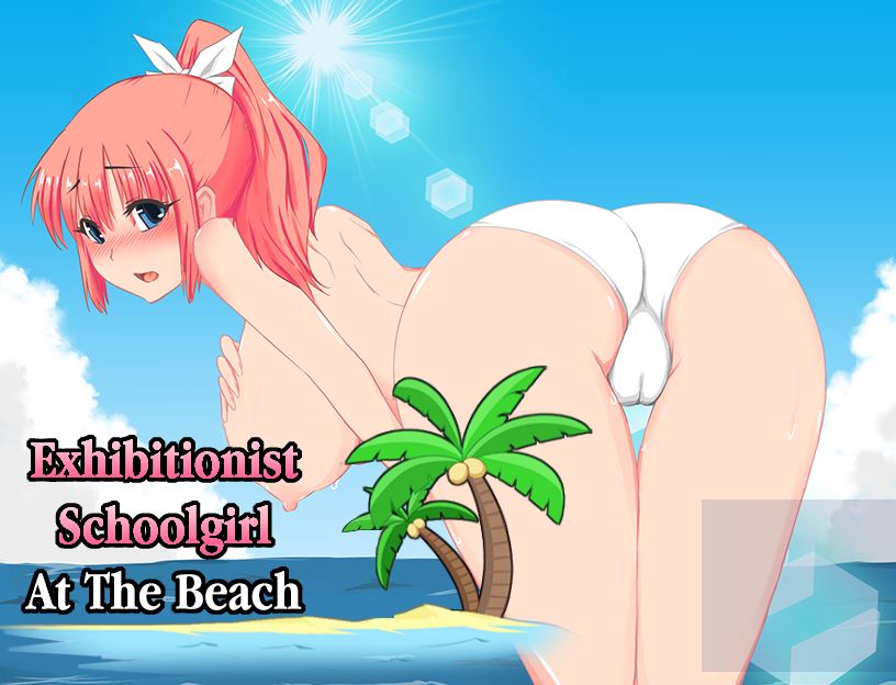 Exhibitionist Schoolgirl At Beach cover