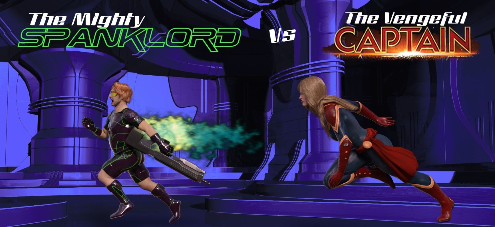 The Mighty Spanklord vs The Vengeful Captain cover