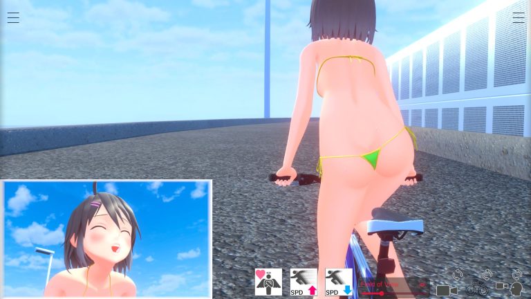 When i row, i get it! Kohane’s cycling masturbation Adult Game Screenshots (1)