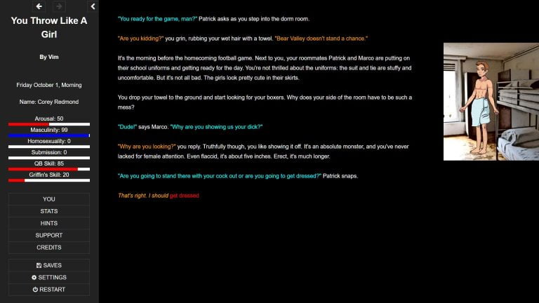 You Throw Like a Girl Adult Game Screenshots (1)