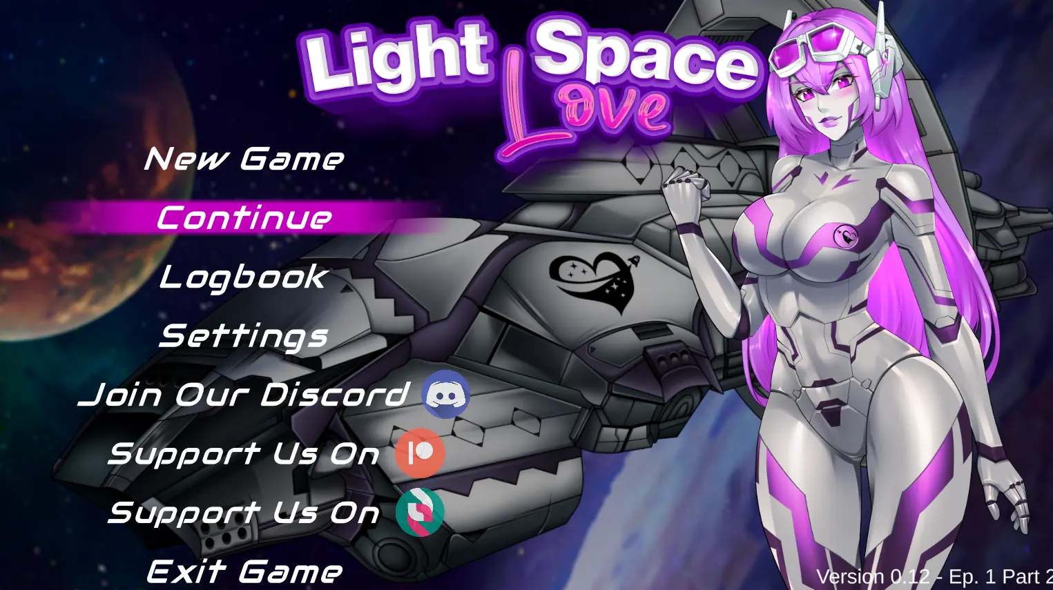 Light-Space Love - v0.51 Adult game cover
