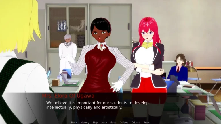 Welcome to Bell College Charme et Sortilège Adult Game Screenshot (1)