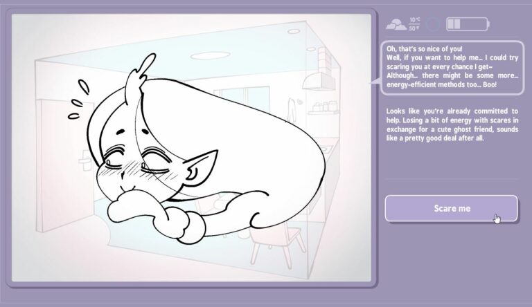 A Date with A Ghost girll Adult Game Screenshot (1)