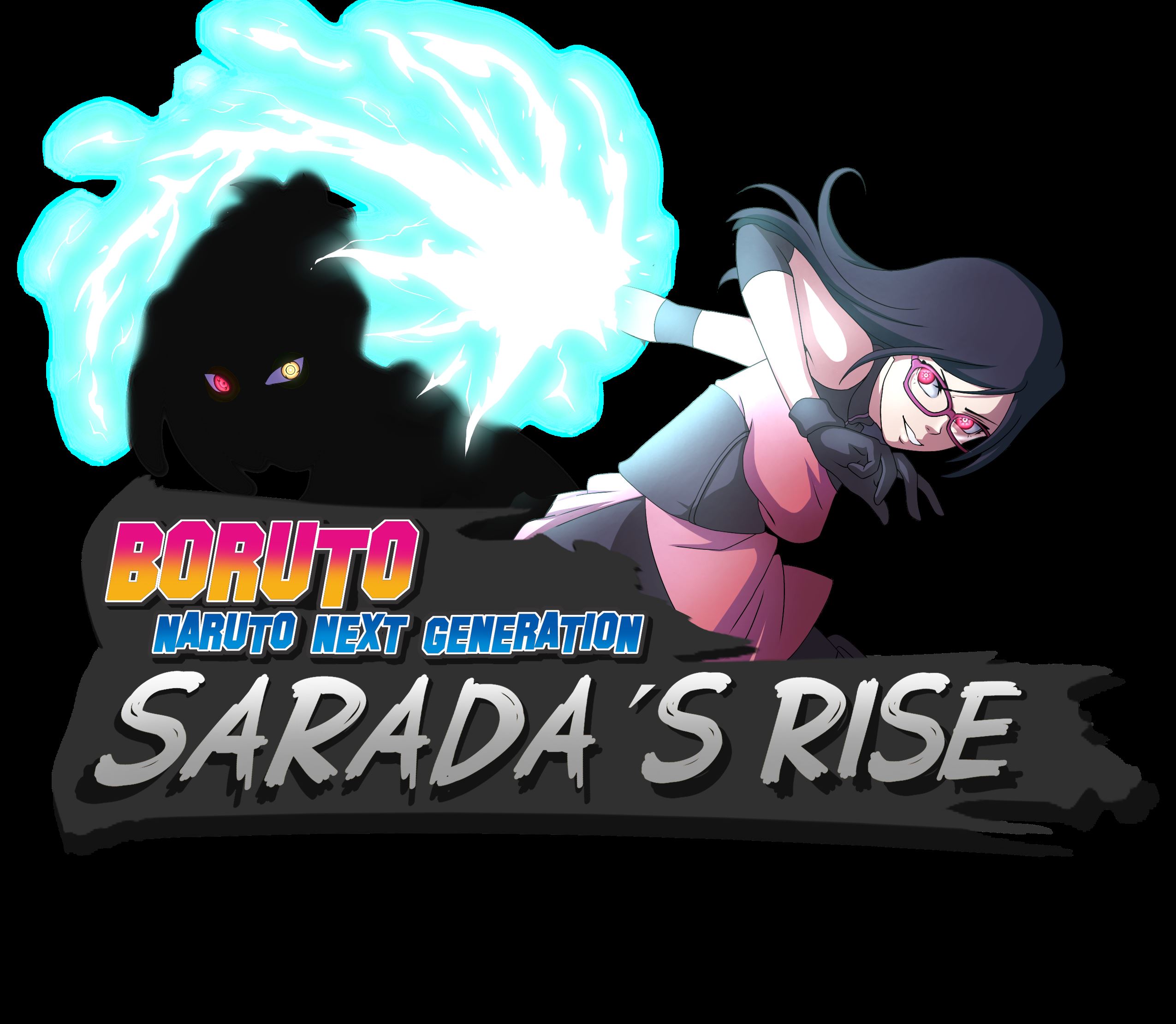 Sarada Rising + Boruto Naruto Next Generation cover