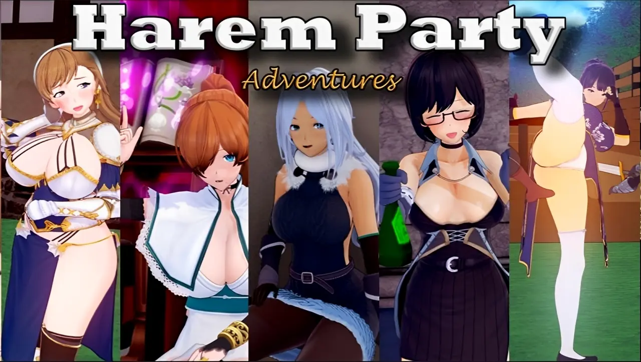 Harem Party Adventures - v0.30 Adult game cover