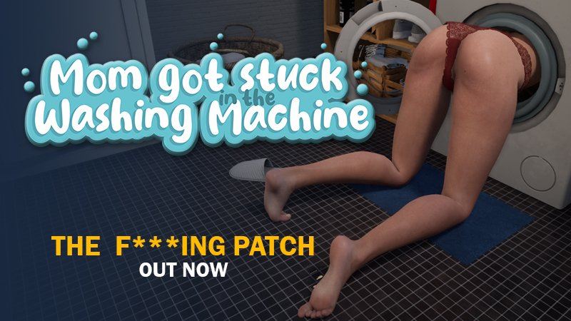 Mom Got Stuck in the Washing Machine - v1.9 Adult game cover