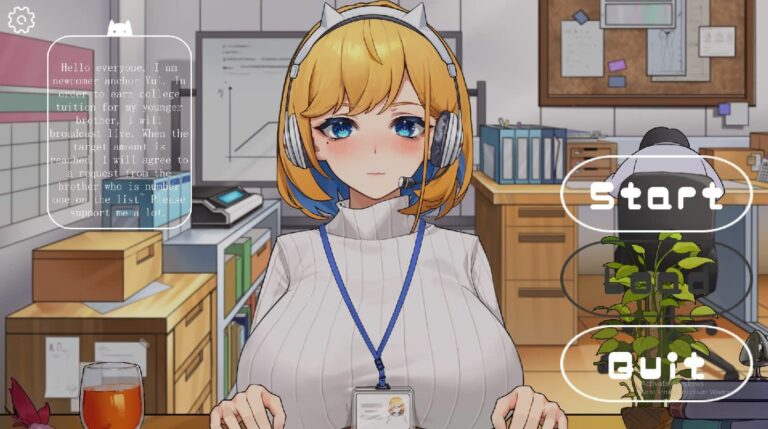 Shocking! Office Live Streaming of Big Sister OL~, Sister Live Broadcast Adult Game Screenshots (1)