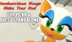 Rambunctious Rouge Rides your Rod Cover
